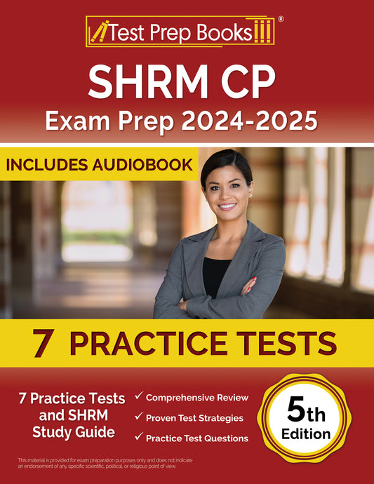 SHRM CP Exam Prep 2024-2025: 7 Practice Tests and SHRM Study Guide [5th Edition]